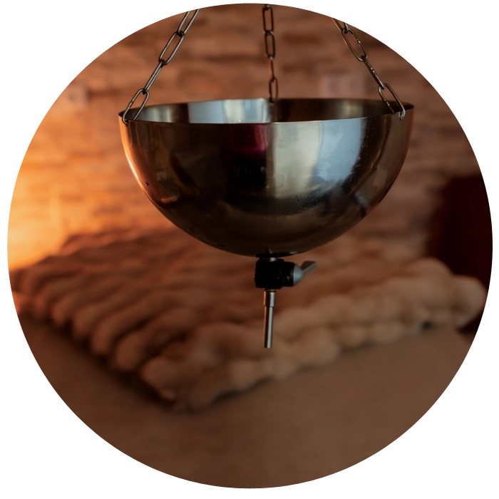 Massage capillaire aux huiles chaudes